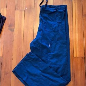 Navy scrub pants